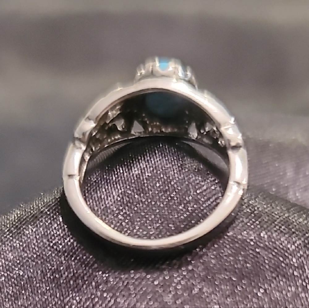 Seta Turquoise Sterling Silver Ring - image 5